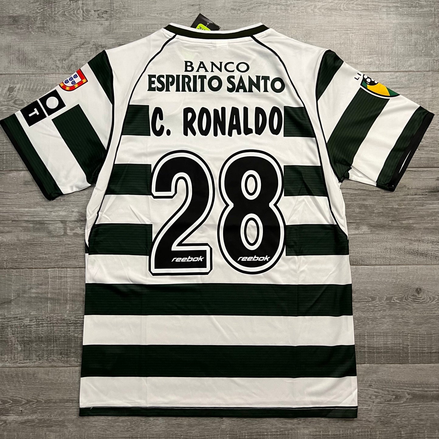C.Ronaldo Sporting CP 2002-2003 Home Retro #28 Jersey