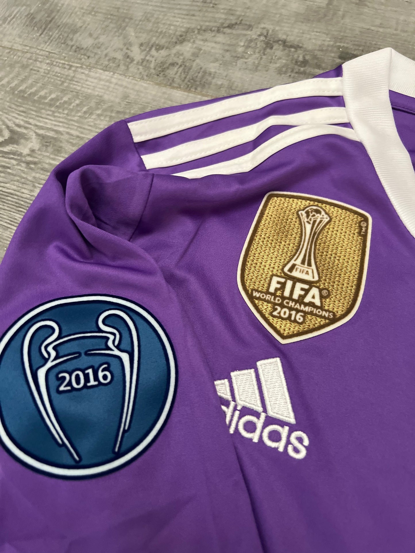 Ronaldo 2016-17 Football Shirt Real Madrid Long Sleeve Soccer Purple Jersey