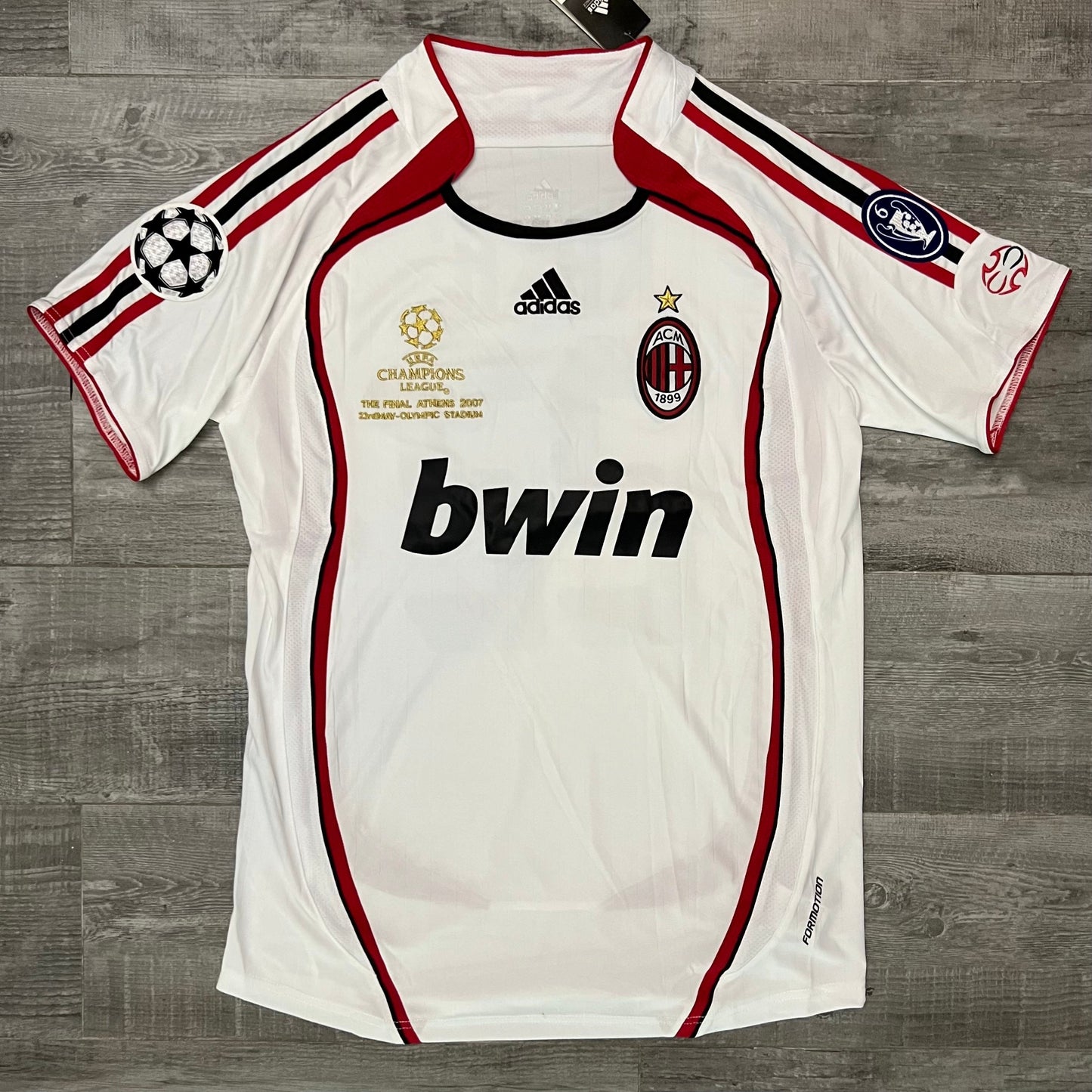 Kaka A2006-2007 Football Shirt Ac Milan Away White Retro Soccer Jersey