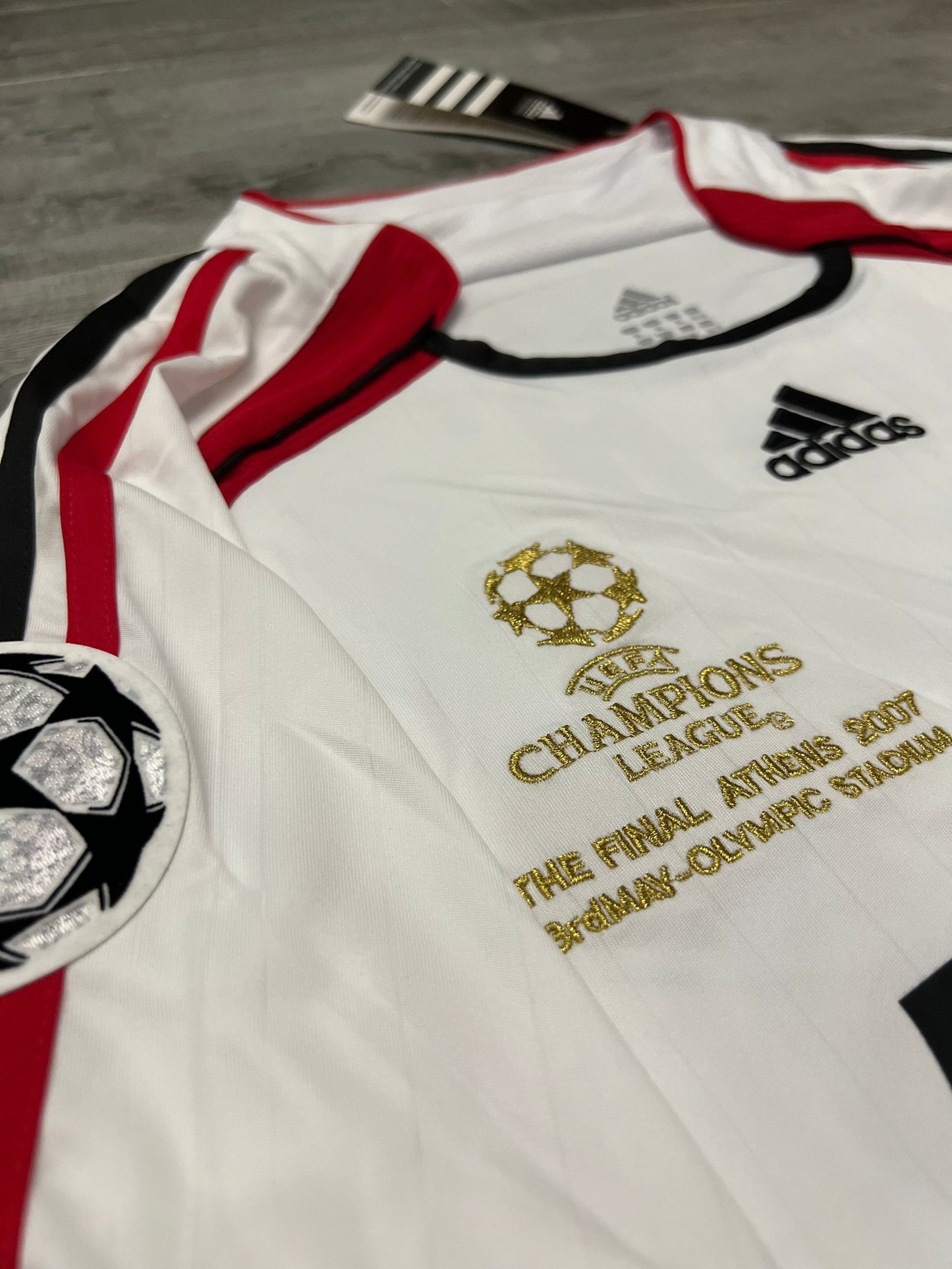 Kaka A2006-2007 Football Shirt Ac Milan Away White Retro Soccer Jersey