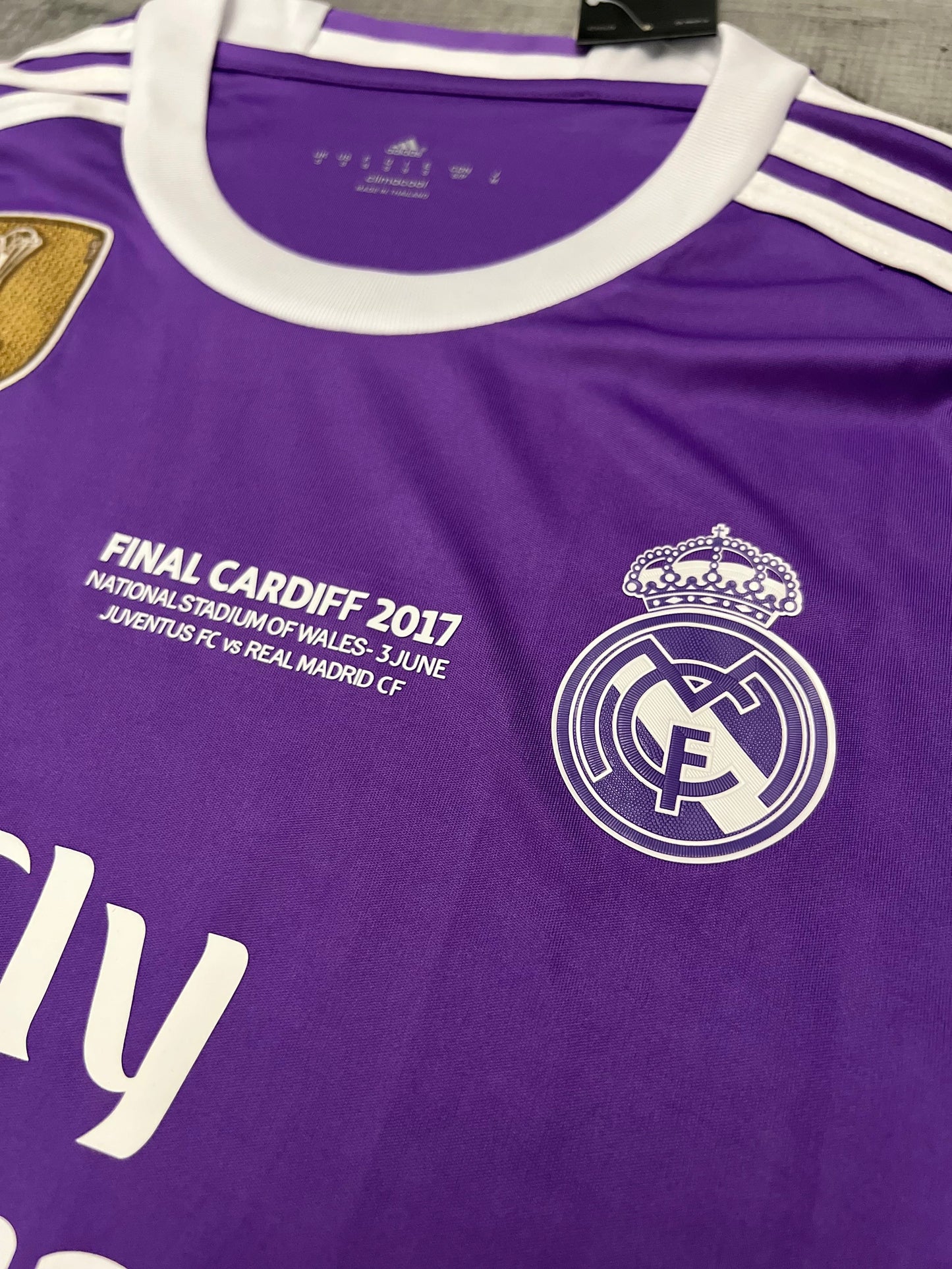 Ronaldo 2016-17 Football Shirt Real Madrid Long Sleeve Soccer Purple Jersey