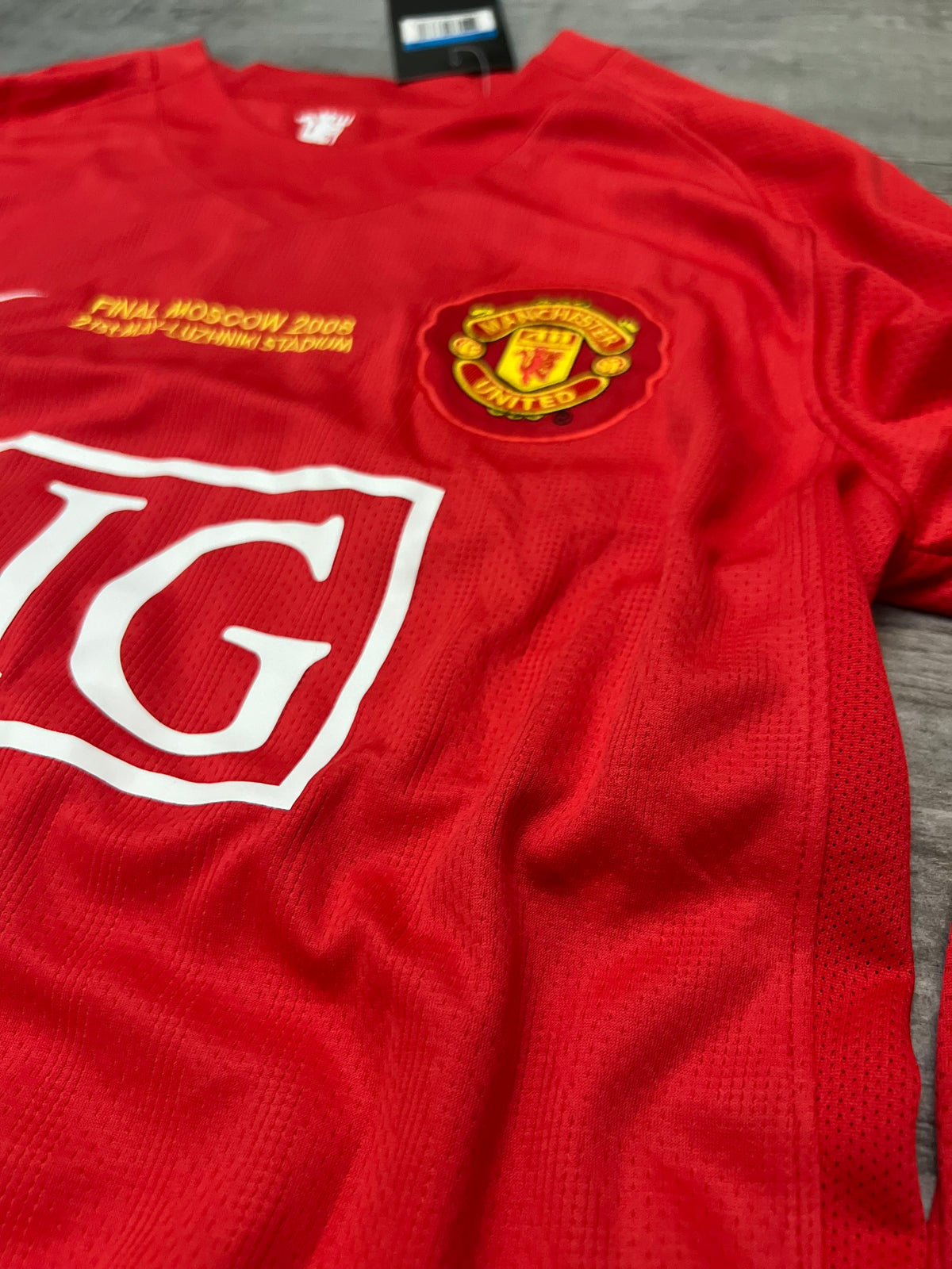 Ronaldo Jersey 2008 UCL Final Manchester United Long Sleeve Shirt