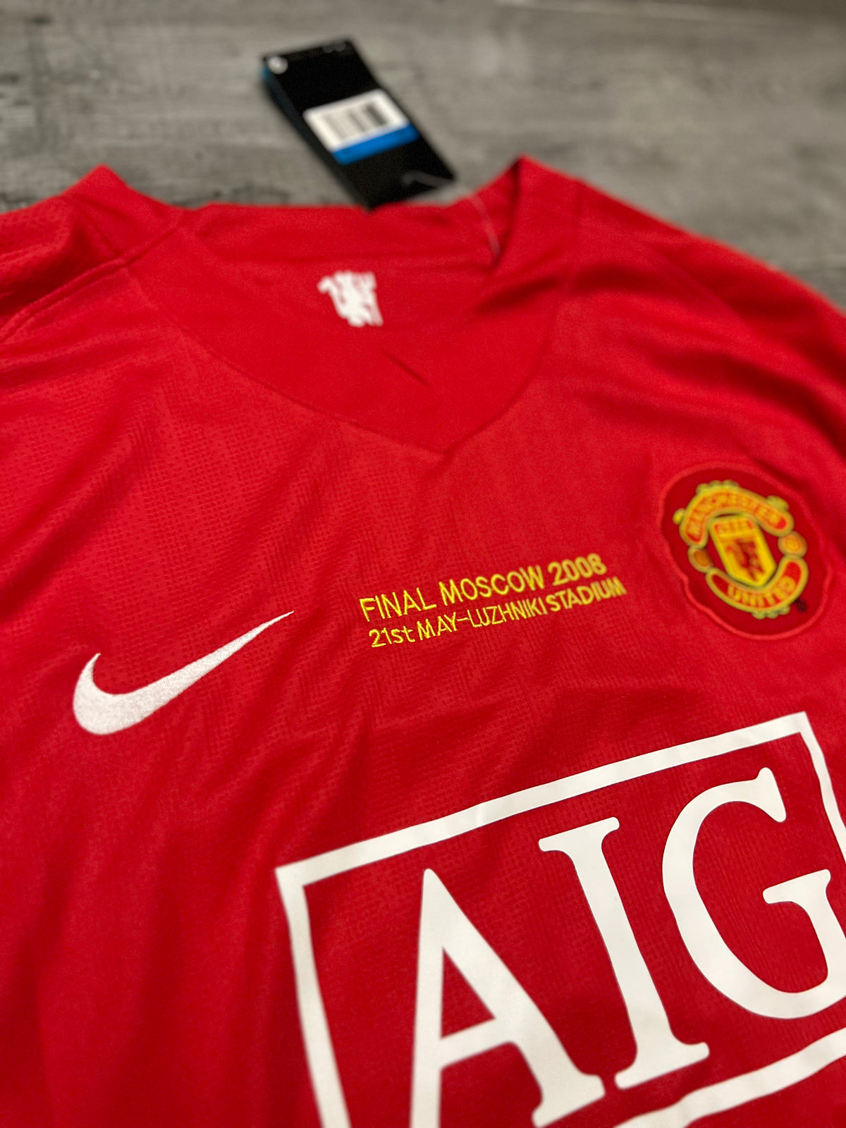 Ronaldo Jersey 2008 UCL Final Manchester United Long Sleeve Shirt